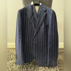 Suit Supply linen suit